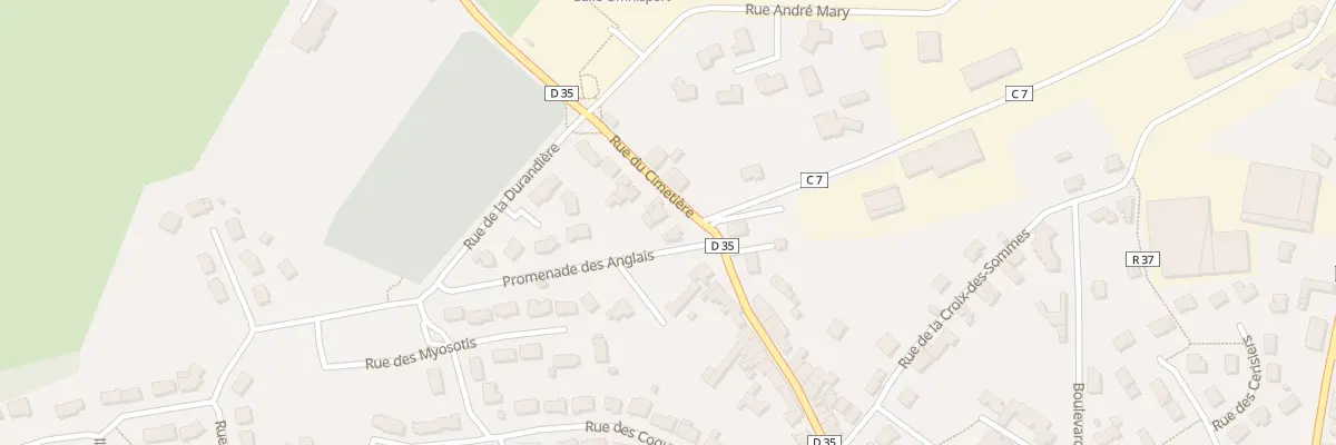 Plan du 25 Rue du Cimetiere à Brûlon