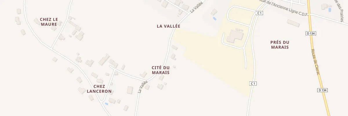 Plan du 5150C Le Marais à Orignolles