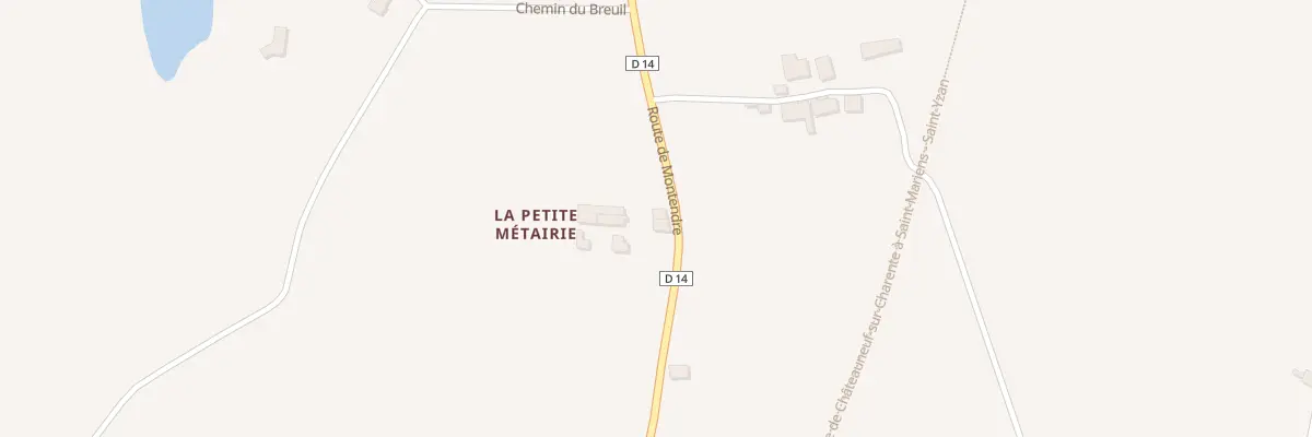 Plan du 1 Che du Breuil à Baignes-Sainte-Radegonde