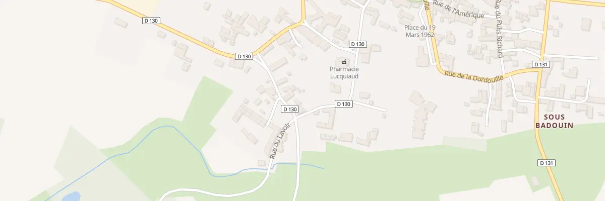 Plan du 12 Rue Champlambaud à Néré