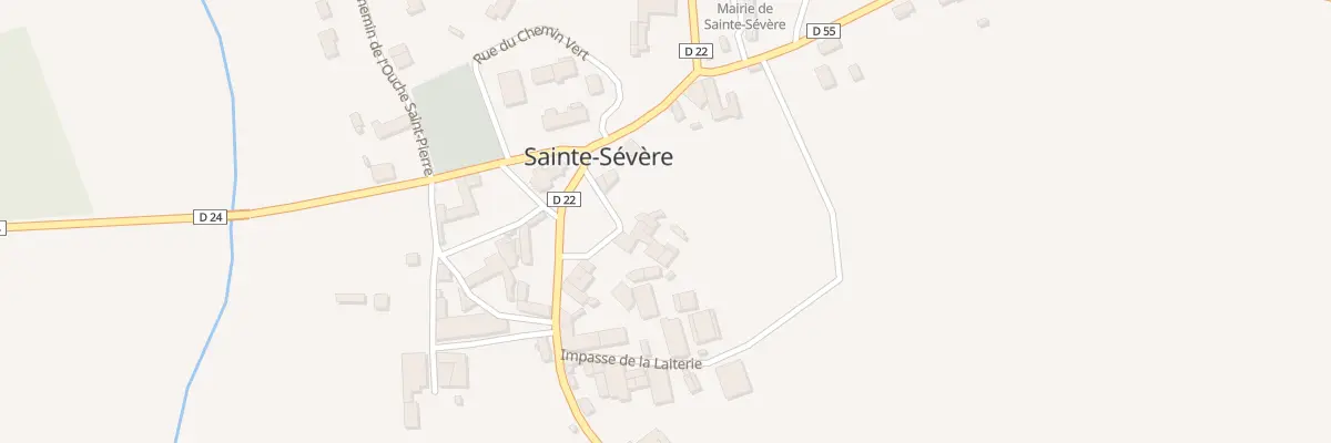 Plan du 1B Rue du Thidet à Sainte-Sévère