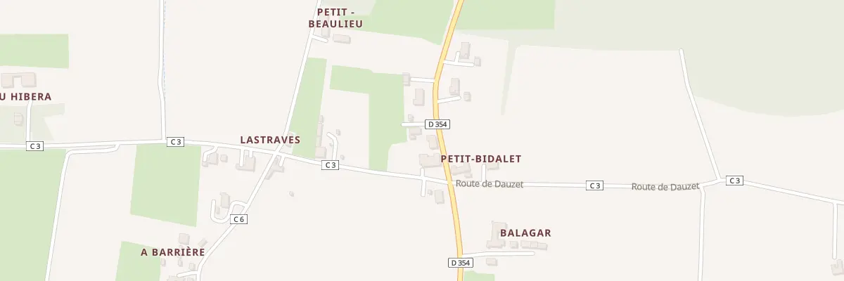Plan du 1650 Rte de l’Auberge au Frêche
