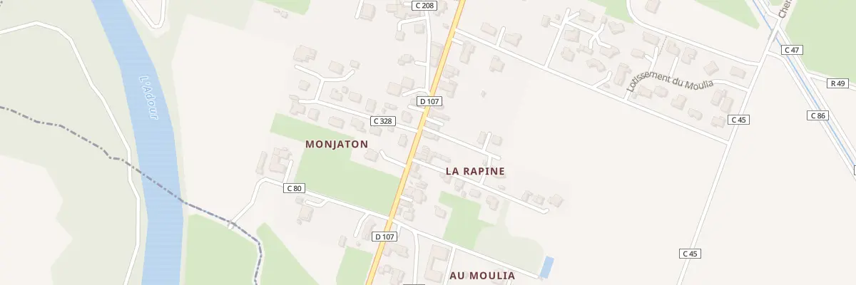 Plan du 19 Rte du Pont à Barcelonne-du-Gers