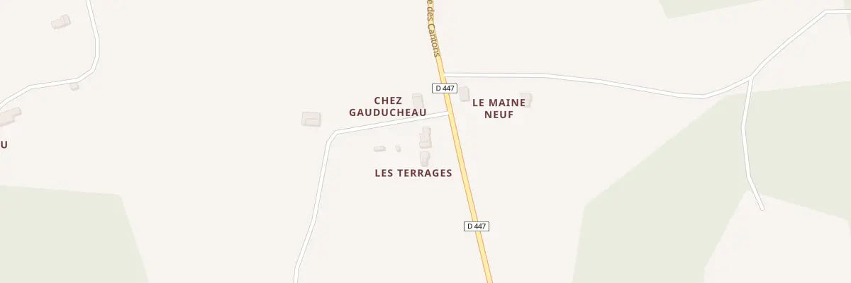 Plan du 176 Rte des Cantons à Montmérac