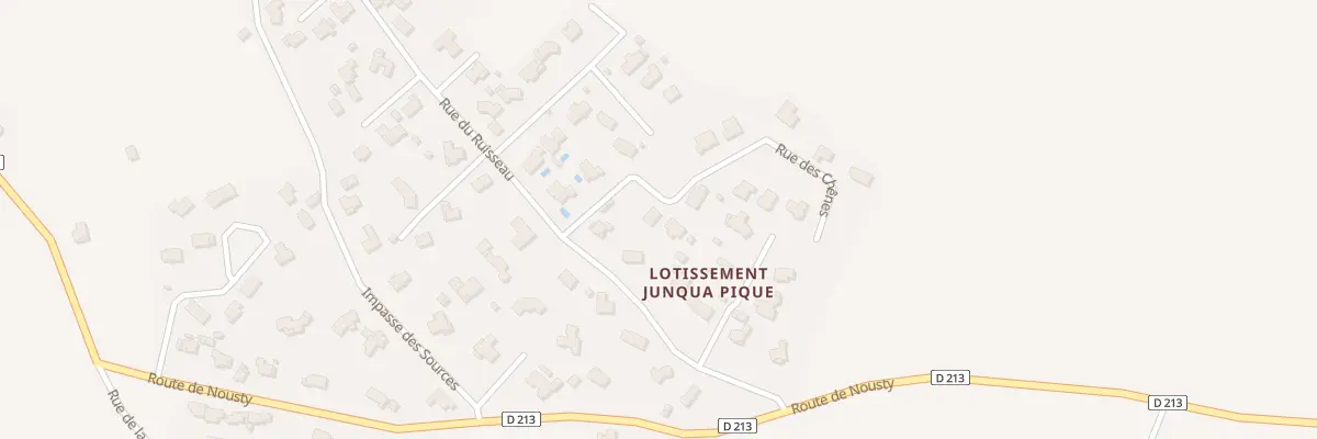 Plan du 4 Rue des Chênes à Artigueloutan