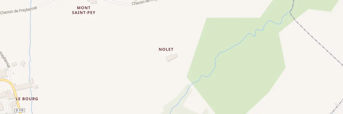 Plan du 48 Nolet à Ladaux