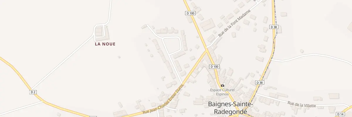 Plan du 5 Rue de la Cite des Rosiers à Baignes-Sainte-Radegonde