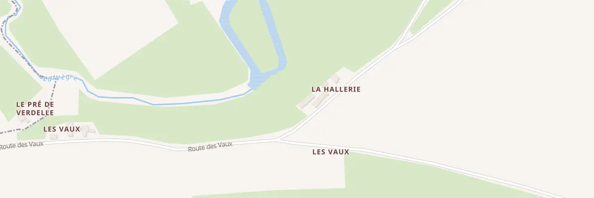 Plan du 5005 La Hallerie à Asnières-sur-Vègre