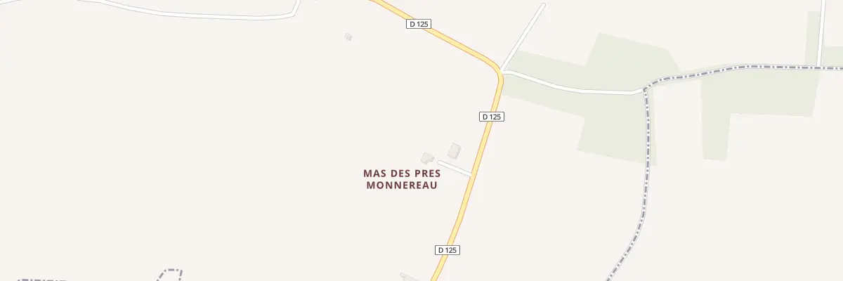 Plan du 5109 Mas des Pres Monnereau à Lachaise
