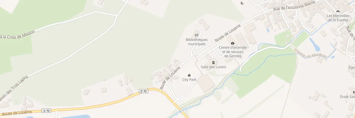 Plan du 4 Rte de Louerre Gennes à Gennes-Val-de-Loire