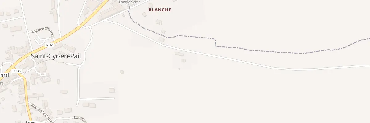 Plan du 2 Gourmillon à Saint-Cyr-en-Pail
