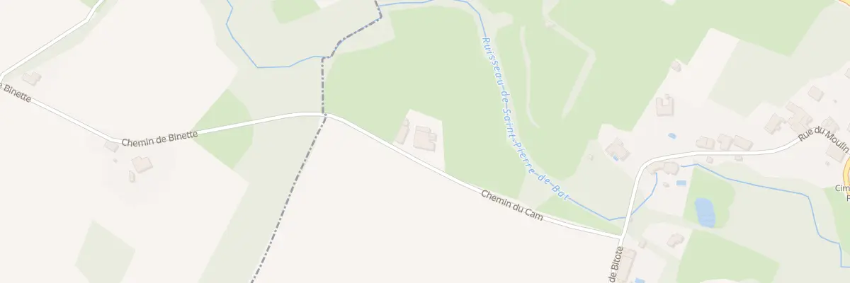 Plan du 1 Che du Cam à Saint-Pierre-de-Bat