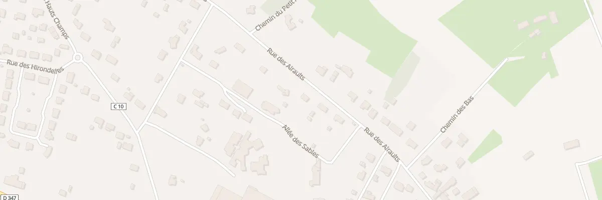 Plan du 38 Rue des Airaults à Beaufort-en-Anjou