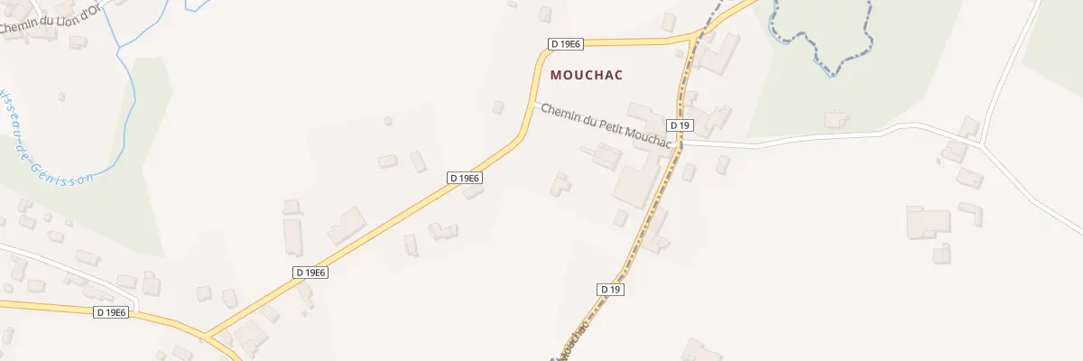 Plan du 10 Mouchac à Verdelais