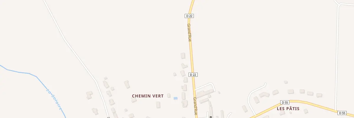 Plan du 21 Rue Grand Rue à Sainte-Sévère