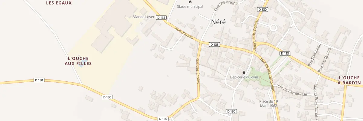 Plan du 12 Rue des Ecoles à Néré