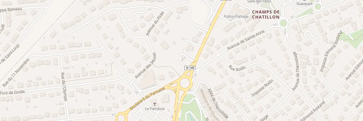 Plan du 29 Bd du Parnasse à Châtillon-sur-Thouet