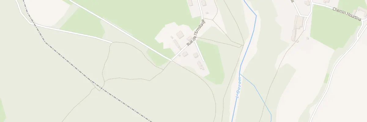 Plan de la Rue de l’Ermitage à Igon