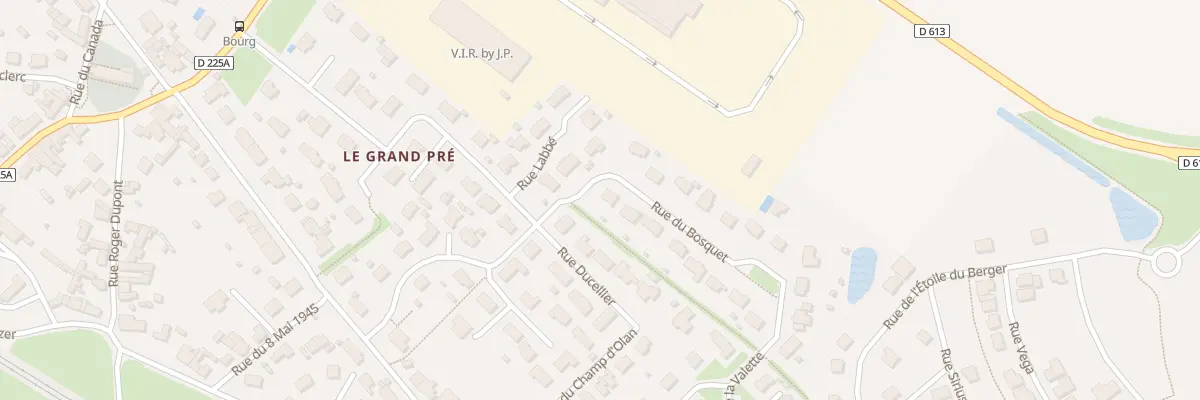 Plan du 2 Rue du Bosquet à Frénouville