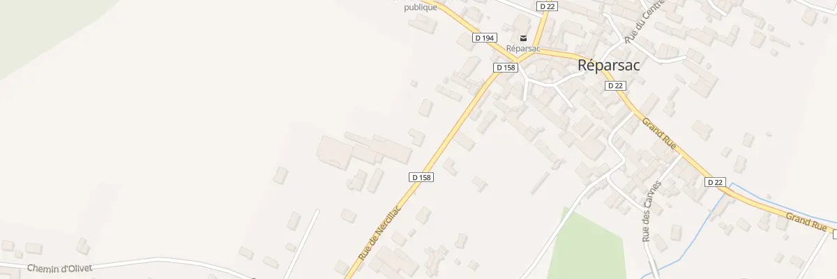 Plan du 12 Rue de Nercillac à Réparsac
