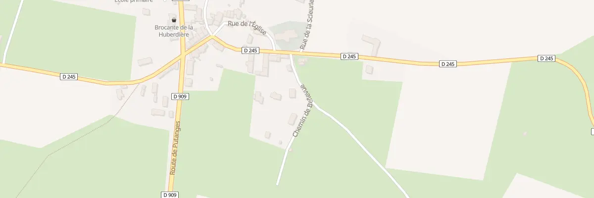 Plan du 8 Che de Bellevue à Bazoches-au-Houlme