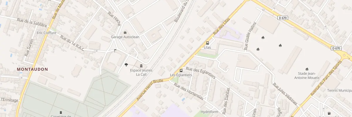 Plan du 28 Rue des Lilas à Libourne