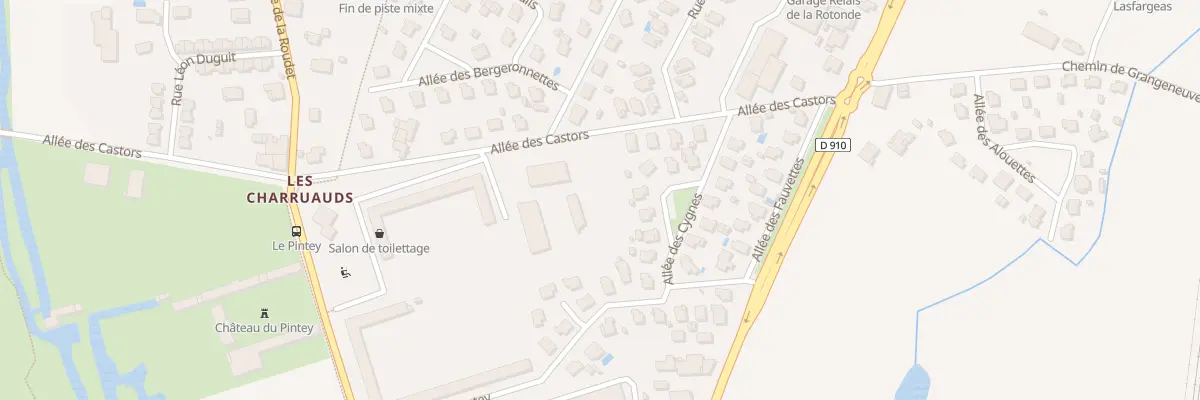 Plan du 38B All des Castors à Libourne