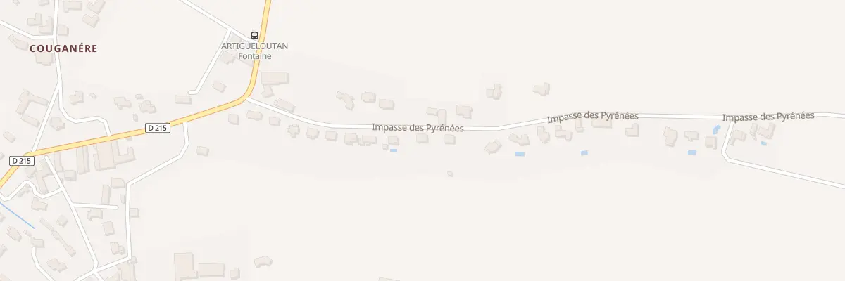 Plan du 16 Imp des Pyrénées à Artigueloutan