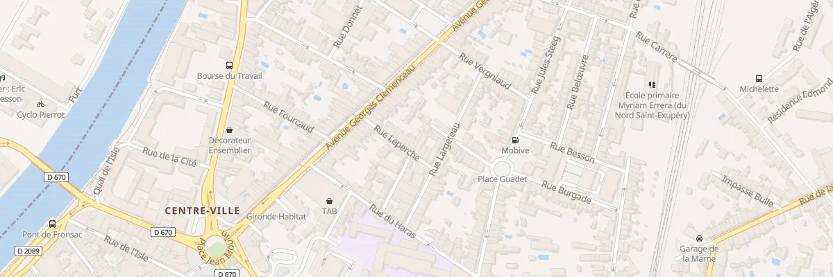 Plan du 17 Rue Léperche à Libourne