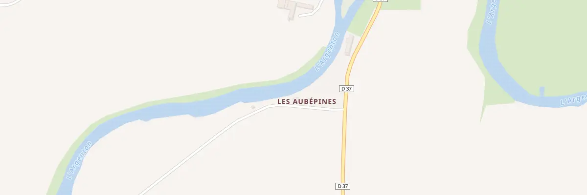 Plan du 5545 Bagneux Le Pont du Gue à Loretz-d’Argenton