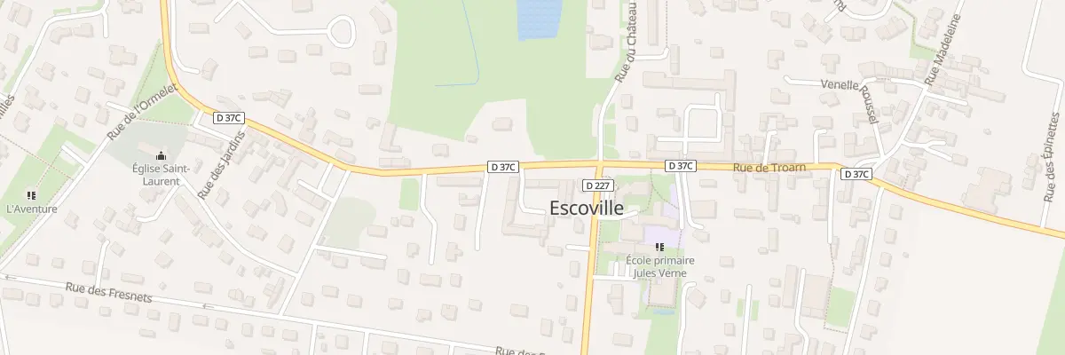 Plan du 22 Rue de Troarn à Escoville