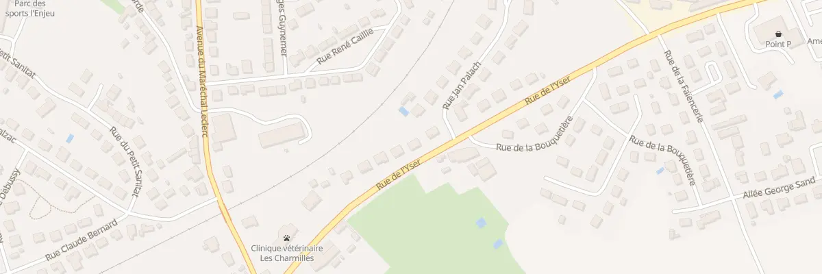 Plan du 23 Rue de l’Yser à Parthenay