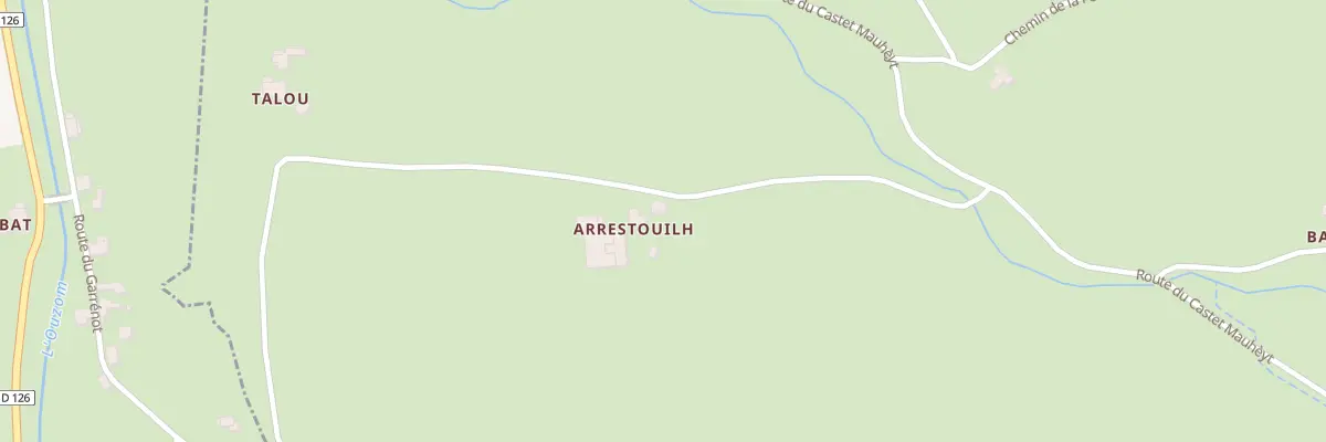 Plan du 3 Che de Talou à Asson