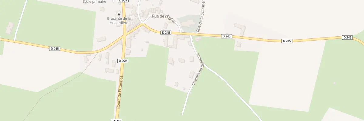 Plan du 6 Che de Bellevue à Bazoches-au-Houlme
