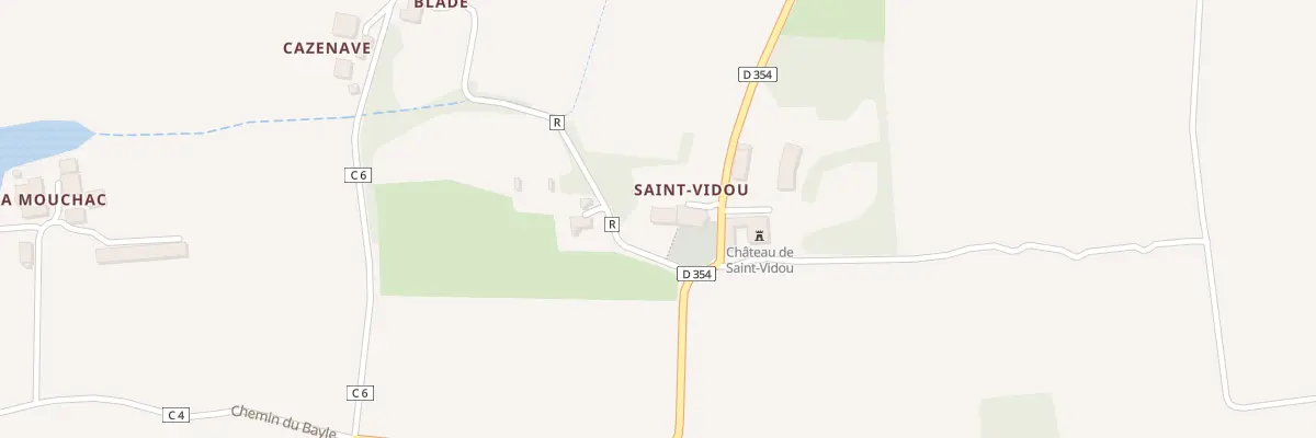 Plan du 382 Rte du Château au Frêche