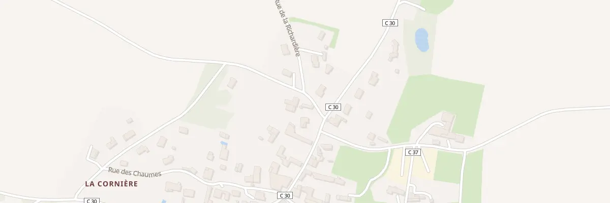 Plan du 1 Che de la Corniere Bonneuil à Celles-sur-Belle