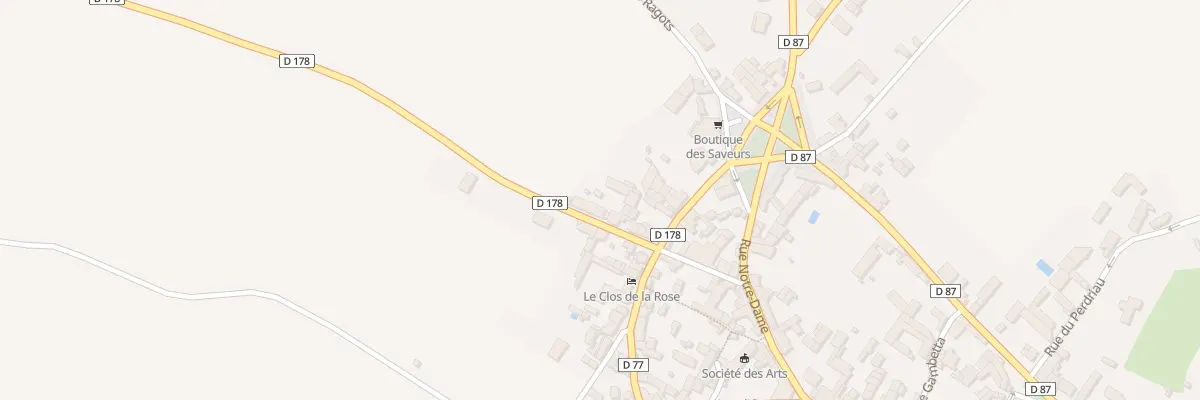 Plan du 6 Rue du Moulin au Puy-Notre-Dame