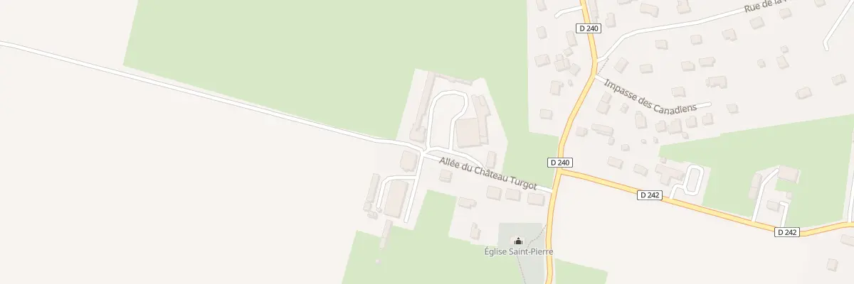 Plan du 73 All du Château Turgot à Bons-Tassilly