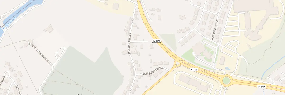 Plan du 23B Rue de Chatillon à Parthenay