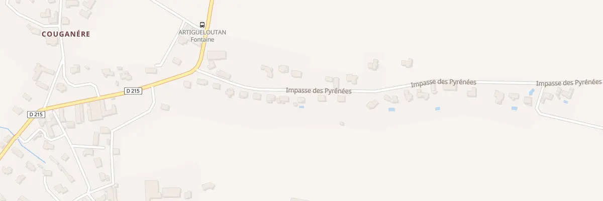 Plan du 14 Imp des Pyrénées à Artigueloutan