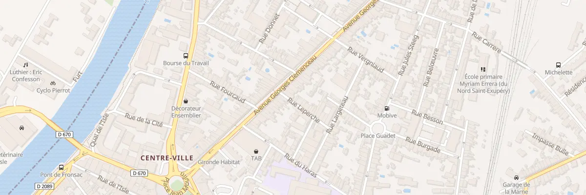 Plan du 3 Rue Léperche à Libourne
