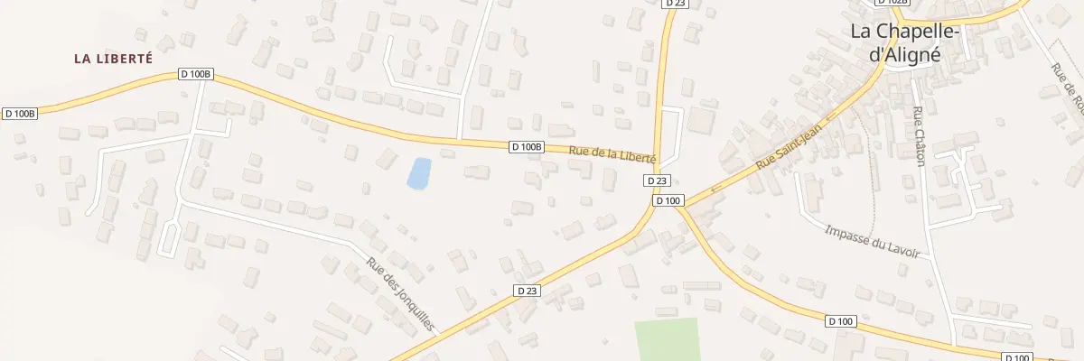 Plan du 1B Rue de la Liberté à La Chapelle-d’Aligné