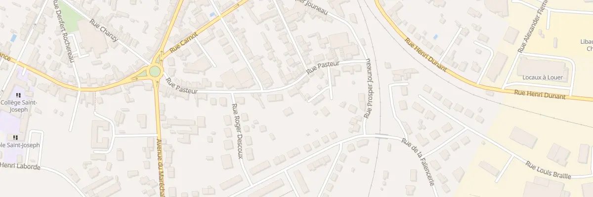 Plan du 30 Rue Pasteur à Parthenay