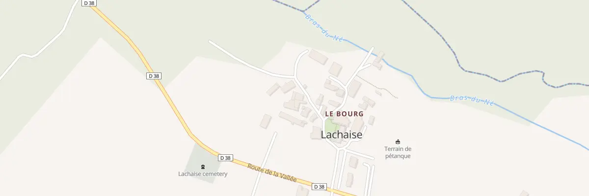 Plan du 5092 Le Bourg à Lachaise