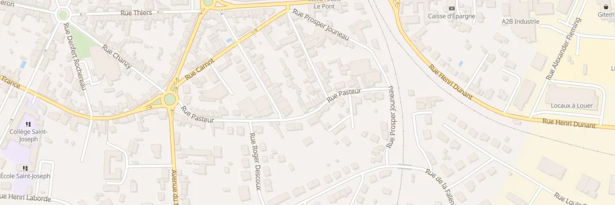 Plan du 27 Rue Pasteur à Parthenay