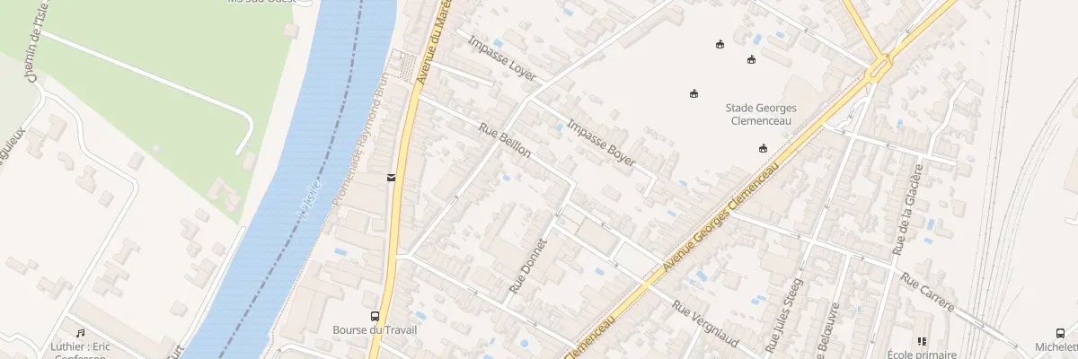 Plan du 28 Rue Beillon à Libourne