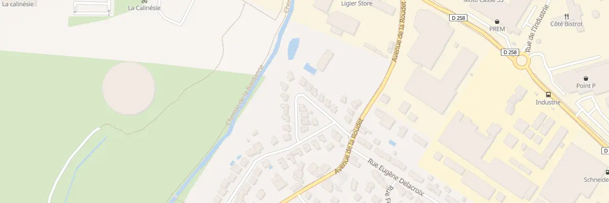 Plan du 3 Rue de Chantoiseau à Libourne