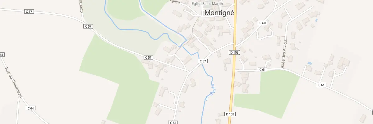 Plan du 12 Rte de Saint Medard Montigne à Celles-sur-Belle