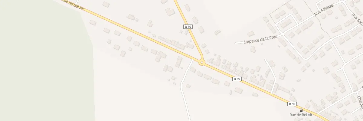 Plan du 13 Rue de Bel-Air à Jarzé Villages