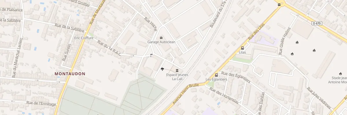 Plan du 33A Rue du 1er Rac à Libourne